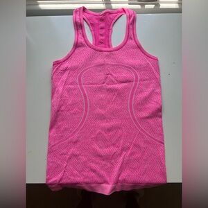 Lululemon Swiftly Tech Razorback Tank Pink